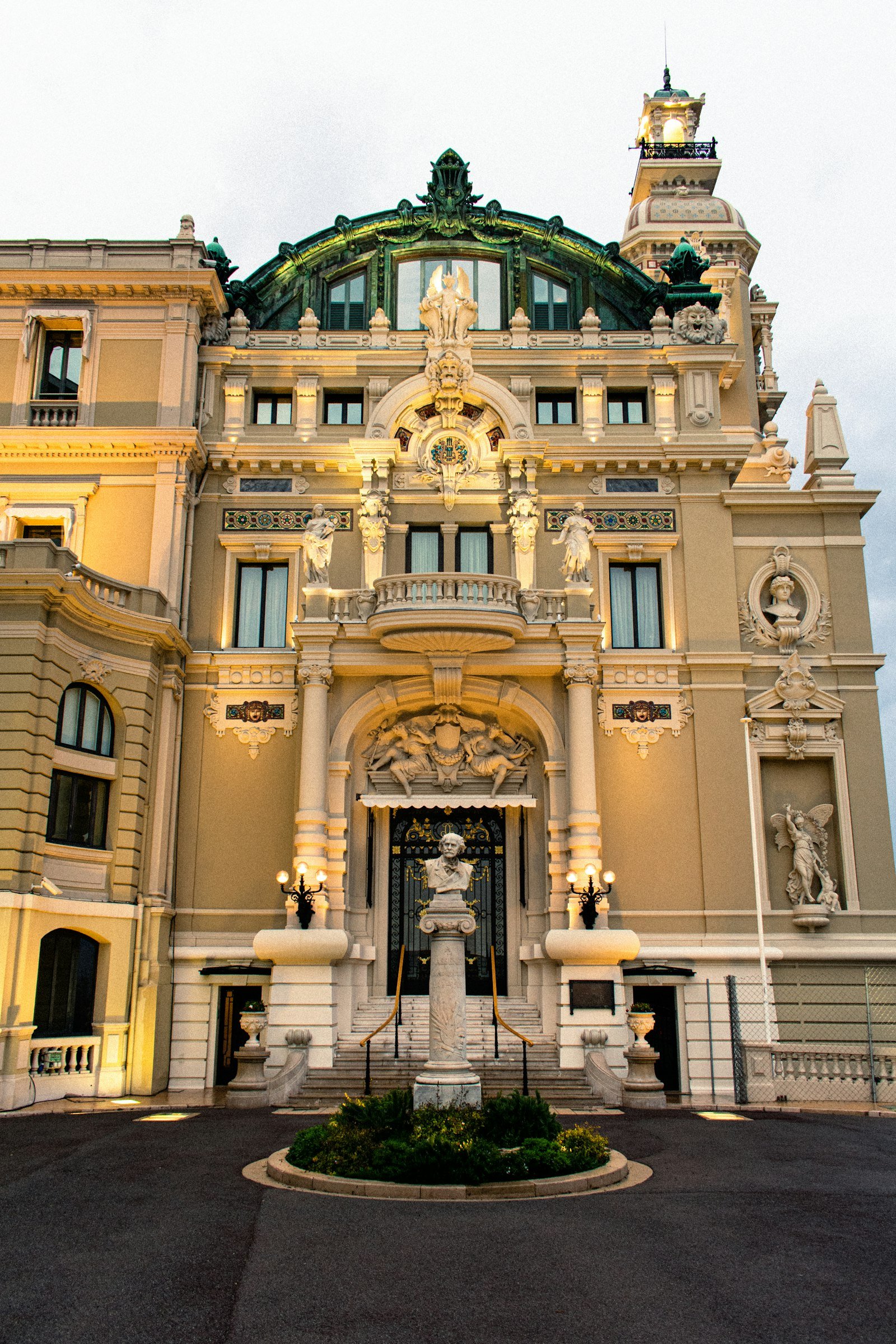 The Casino de Monte-Carlo and its fountain in Monaco